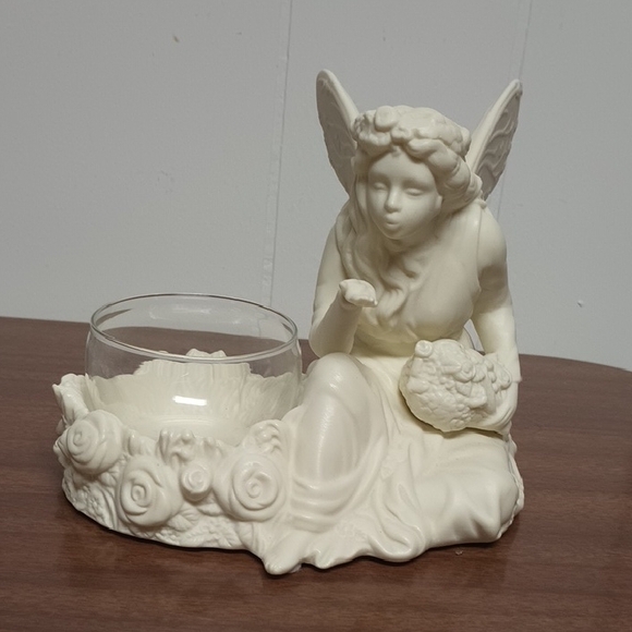 PartyLite Other - Bisque Fairy  | Angel Candle Holder